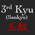 3rd Kyu